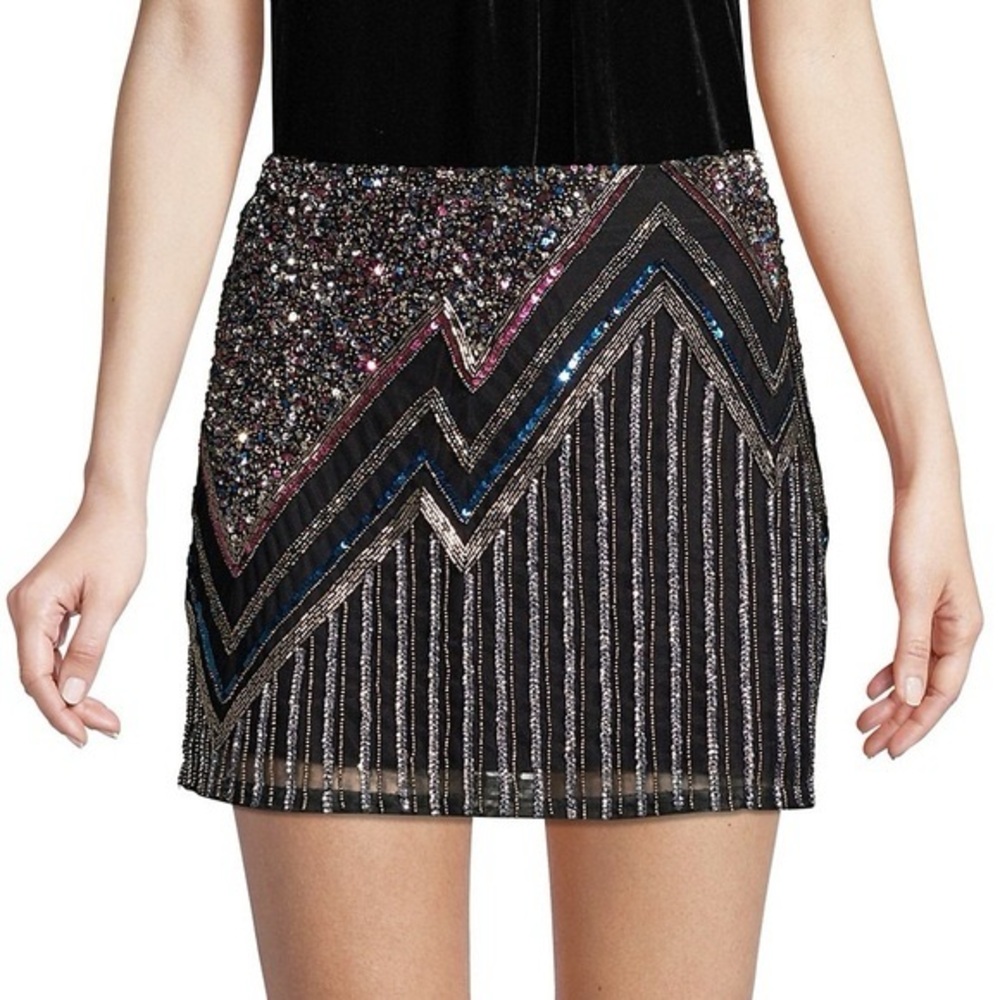 NWOT REVOLVE Parker Corsica Beaded Skirt